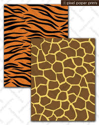 Wild Classic Animal Prints Digital Paper Set Leopard Etsy Prints Digital Paper Animal Print