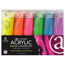 Choosing a paint color with the right amount of warm and cool undertones can bring balance to a room with eastern light. Art Advantage Neon Colors 4 Oz 120 Ml Acrylic Paint Tube 6 Color Set 661670913979