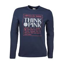 If you really want someone to think you can reach inside their mind and. Think Pink Man Think Pink Jersey Long Sleeve T Shirt With Big Logo On Front