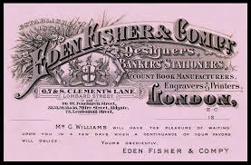 Www Sheaff Ephemera Com List Gaslight Album Eden Fisher Company Html Vintage Typography Vintage Ephemera Fisher