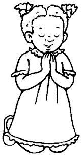 A muslim little girl praying coloring page printable game. Little Girl Praying Coloring Pages Coloring Pages For Boys Children Praying