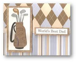Handmade Greeting Card Design For Father S Birthday Golf Theme Father S Day Card Masculine Birthday Cards Themed Cards Fathers Day Cards