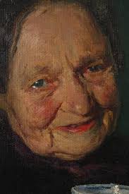 Sold at Auction: Paul Schroer, Kaffeetrinkerin