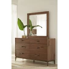 Organizing a dresser drawer is a great solution to. Six Drawer Dresser With Bronzed Brass Corner Brackets And Base Natural Walnut Brown On Sale Overstock 30636532
