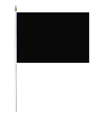 Take your team spirit one step further with team eye black customized with your mascot. Black Solid Colour Hand Waver Flag Choice Of Colours