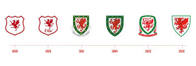 The emblem, three white ostrich feathers behind a gold coronet, actually represents an english figure, not a welsh one. Football Association Of Wales Unveils Simplified Dragon As New Visual Identity