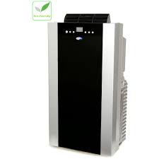 They produce hot air that needs to be exhausted through a hose, so they should be placed near a window. Whynter Arc 14s 9500 Btu 14 000 Btu Ashrae Portable Air Conditioner Dual Hose Walmart Com Walmart Com