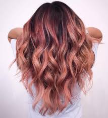20 Gorgeous Examples Of Rose Gold Balayage Rose Hair Color Hair Color Rose Gold Hair Color Balayage