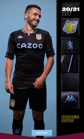 English premier league side aston villa fc has unveiled its 2013/14 home and away kits from italian sportswear firm macron. Aston Villa Uk New In Away Kit 2020 21 Milled