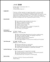 Although word is good for general documents, when making a resume, you'll often find yourself playing with the formatting for longer than it take to actually type the contents. Free Creative General Manager Resume Example Resume Now