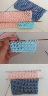 Simli Iplerle Yapilan Orgu Modeli Kolay Ve Sik Gorunuyor Baby Knitting Patterns Orgu Kasnagi Orgu