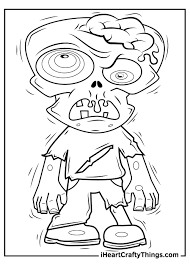Keep your kids busy doing something fun and creative by printing out free coloring pages. Printable Zombie Coloring Pages Updated 2021