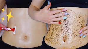 Rub it in a circular motion on your stomach with gentle pressure so it can grab the hairs you want to remove. How I Shave My Stomach Perfectly Youtube