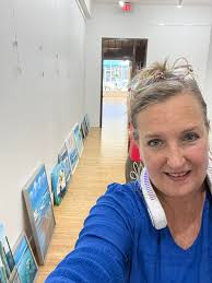 We are here Arts of the Albemarle gallery & have unloaded our paintings for  Charmed by the Water Sprites Exhibition! Join us! It's gonna be awesome!  Andrea Frank Carolyn Peel Sarah Donan