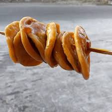 Here We Have Pureed Cod Meat Balls That Come With Either A Sweet Soy Sauce Fondue Or A Spicy Onion Vinaigrette Vinaigrette Puree Filipino Street Food