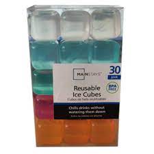Mainstays Reusable Ice Cubes Walmart Com Walmart Com