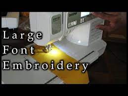 Learn How To Adjust The Font Size On A Computerized Brother Sewing Machine Brother Sewing Machines Sewing Machine Embroidery Sewing Machine