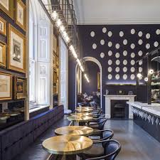 Somerset House Cafe Pays Tribute To New Wing Architect Sir James Pennethorne Cafe Bar Design Restaurant Interior Design Cafe Bar