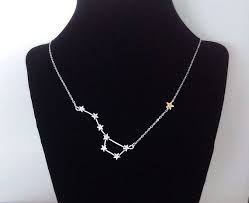 Big Dipper And North Star Constellation Necklace Sterling Etsy Star Constellation Necklace Constellation Necklace North Star Necklace