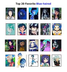 Anime Characters With Dark Blue Hair Painter with brush and palette wearing beret and scarf.