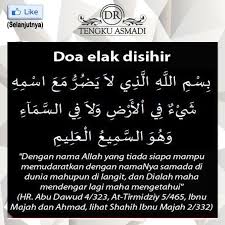 Doa Elak Sihir Sembahyang Doa Iman