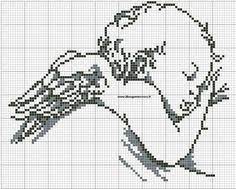 Happy forever cross stitch kits 11ct stamped patterns for kids and adults, preprinted embroidery kit for beginner, little angels (r446 angel of peace, size 13''x10'') $12.80$12.80. 67 Angels Cross Stitch Ideas Cross Stitch Angels Cross Cross Stitch Angels