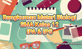 Rangkuman Materi Lengkap Biologi Kelas 12 Sma Ipa Ips
