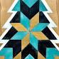 20" Barn Quilt Christmas Tree Stand Up @ Wine & Design event image