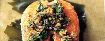 oven baked salmon in wild nz wakame
