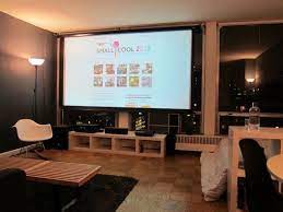 Whoa This Would Be Awesome Apartment Therapy Small Spaces Home Theater Rooms Living Room Windows