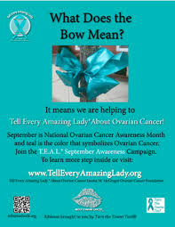 There are nearly 30 colors for different types of cancer. Turn Brooklyn T E A L And Raise Awareness For Ovarian Cancer Bklyner