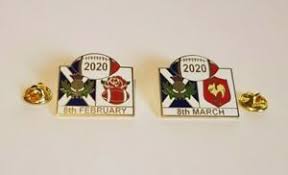 Allez les bleus !source vidéos : Scotland Vs England And France 2020 Rugby Badge Set Ebay