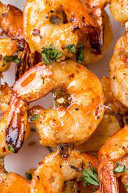 This Seafood Dinner Is Made In Under 30 Minutes Grilled Shrimp Made With A Honey Garlic Mari Easy Grilled Shrimp Recipes Grilled Shrimp Recipes Seafood Dinner
