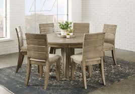 Crestwood Creek Gray 7 Pc Round Dining Room Dining Room Sets Round Dining Room Round Dining Room Sets