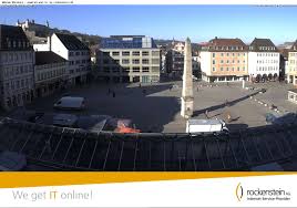 It leads from the old town to the districts on the left bank of the river main. Webcam Wurzburg Wurzburg Market Square Unterer Markt