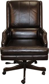 Parker House High Back Leather Executive Chair Leather Office Chair Desk Chair Brown Leather Office Chair
