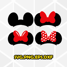 Download mickey silhouette svg and use any clip art,coloring,png graphics in your website, document or presentation. Minnie Mouse Ears Svg