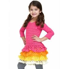 16 Free Patterns For Crochet Girl S Dress Wonderfuldiy Crochet Dress Pattern Free Crochet Dress Pattern Ruffled Dress Pattern