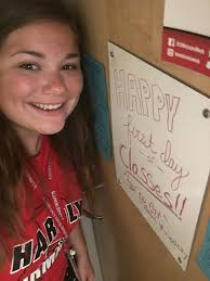 Wishing our Trinity community a wonderful first day of classes! To all the  parents and families who love a first-day photo, these are for you. 💙💛