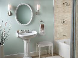 A floating shelf above the toilet will be an interesting bathroom wall decor to add color. Best Paint Color For Small Bathroom Paint Colors Images
