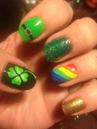 Created with green and gold chrome powder from daily charme and wildflowers stamping gel. 25 Saint Patrick S Day Nail Designs Bellatory Fashion And Beauty