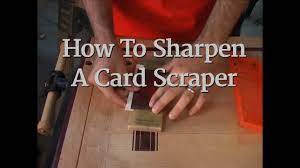Hence i do not think something harder is really. 14 How To Sharpen A Card Scraper Youtube