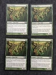 Defender (this creature can't attack.) 0.04. Wall Of Vines X4 Nm M11 Mtg Common Ebay