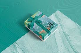 Free Photorealistic Gift Box Mockup Box Mockup Gift Card Boxes Gift Box Design