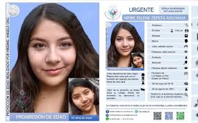 Padres realizan imagen progresiva de Nimbe, joven desaparecida hace 3 años  en Edomex