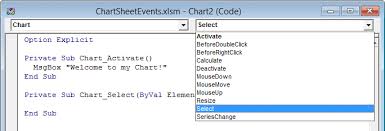 Chart Events In Microsoft Excel Peltier Tech Blog