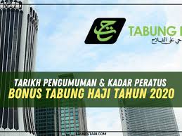 Tarikh Pengumuman Kadar Peratus Bonus Tabung Haji Tahun 2020 Edu Bestari