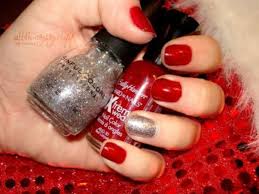 It won't be pretty when the lights go out. Cute Red Nail Designs With Glitter Nail And Manicure Trends