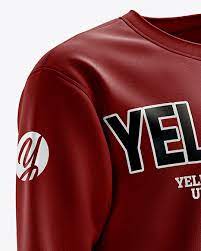 Download Men S Midweight Sweatshirt Mockup Right Half Side View In Apparel Mockups On Yellow Images Object Mockups
