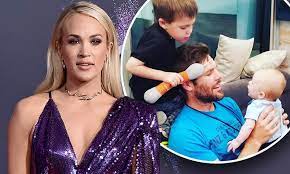 It's a full house on tour for carrie underwood. Carrie Underwood Says She Trying Her Hardest To Give Her Kids A Normal Childhood Daily Mail Online